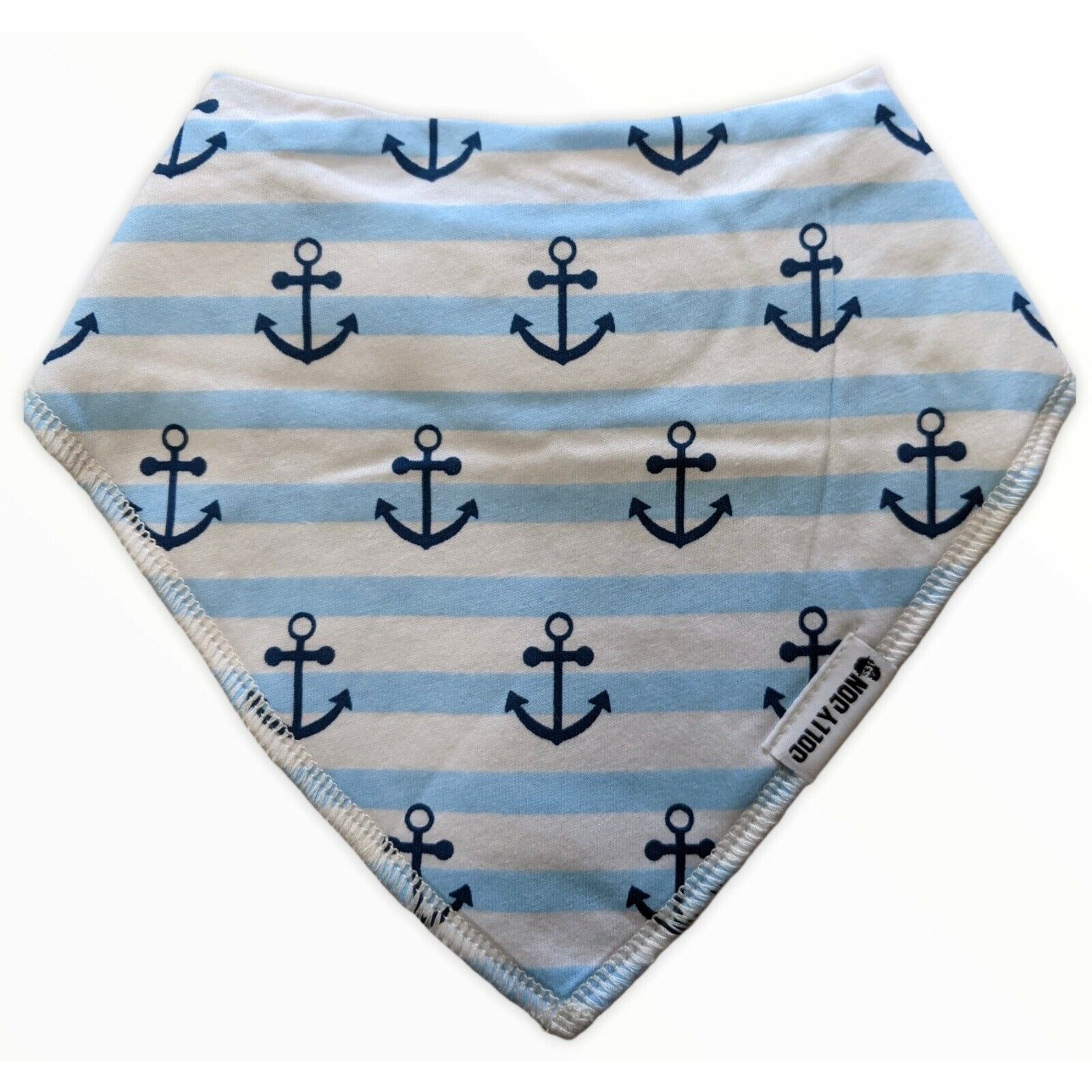 Nautical Drool Bibs with Snaps 4 pc set Bandana Baby Bib For Boys Cotton Sea Bibs NEW