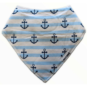 Nautical Drool Bibs with Snaps 4 pc set Bandana Baby Bib For Boys Cotton Sea Bibs NEW