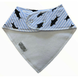 Nautical Drool Bibs with Snaps 4 pc set Bandana Baby Bib For Boys Cotton Sea Bibs NEW