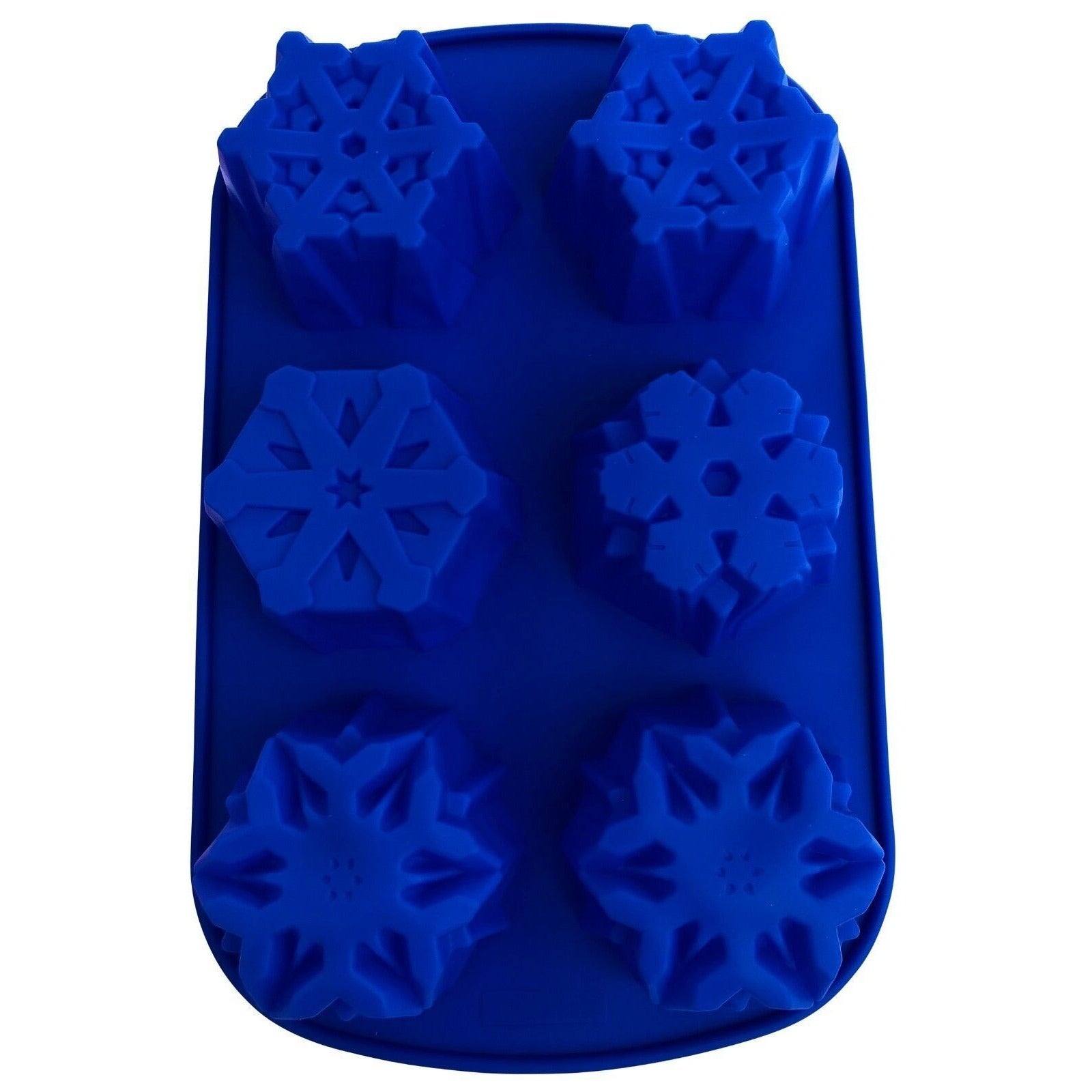 Snowflake Silicone Set of 2 Soap Molds DIY Mold Christmas Moulds Xmas NEW