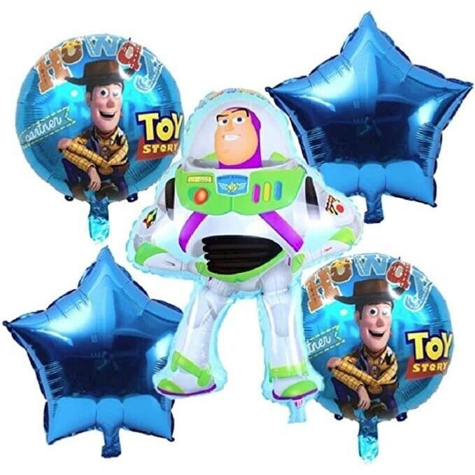 Buzz Lightyear Balloon Set Toy Story Happy Birthday Theme Party Balloons