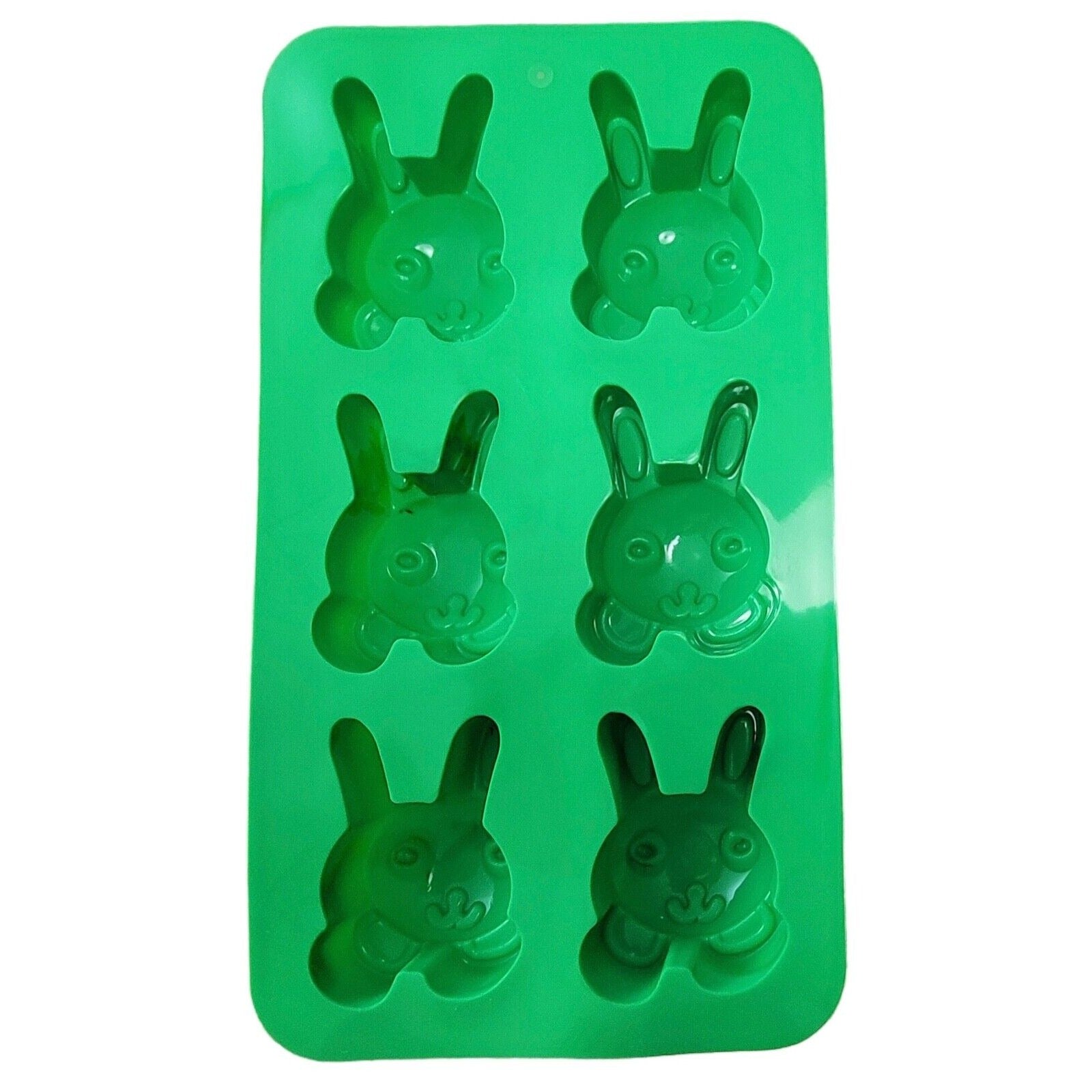 Easter Silicone Molds Rabbit and Egg Shaped Set of 2 Soap Mold DIY Bath Bombs New