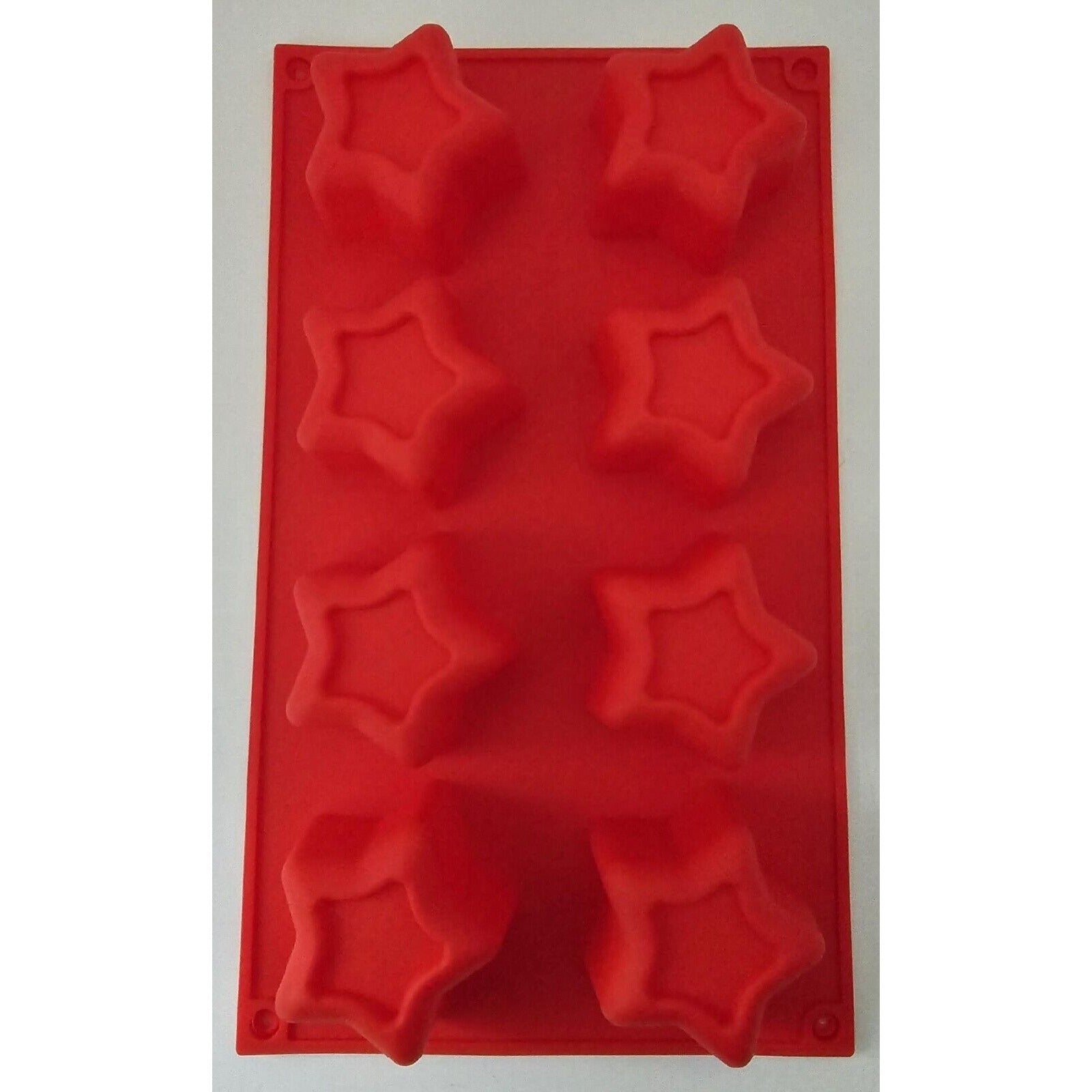 Star Shaped Silicone Molds Set of 2 Stars for Ice Soap Mold Patriotic Crayons