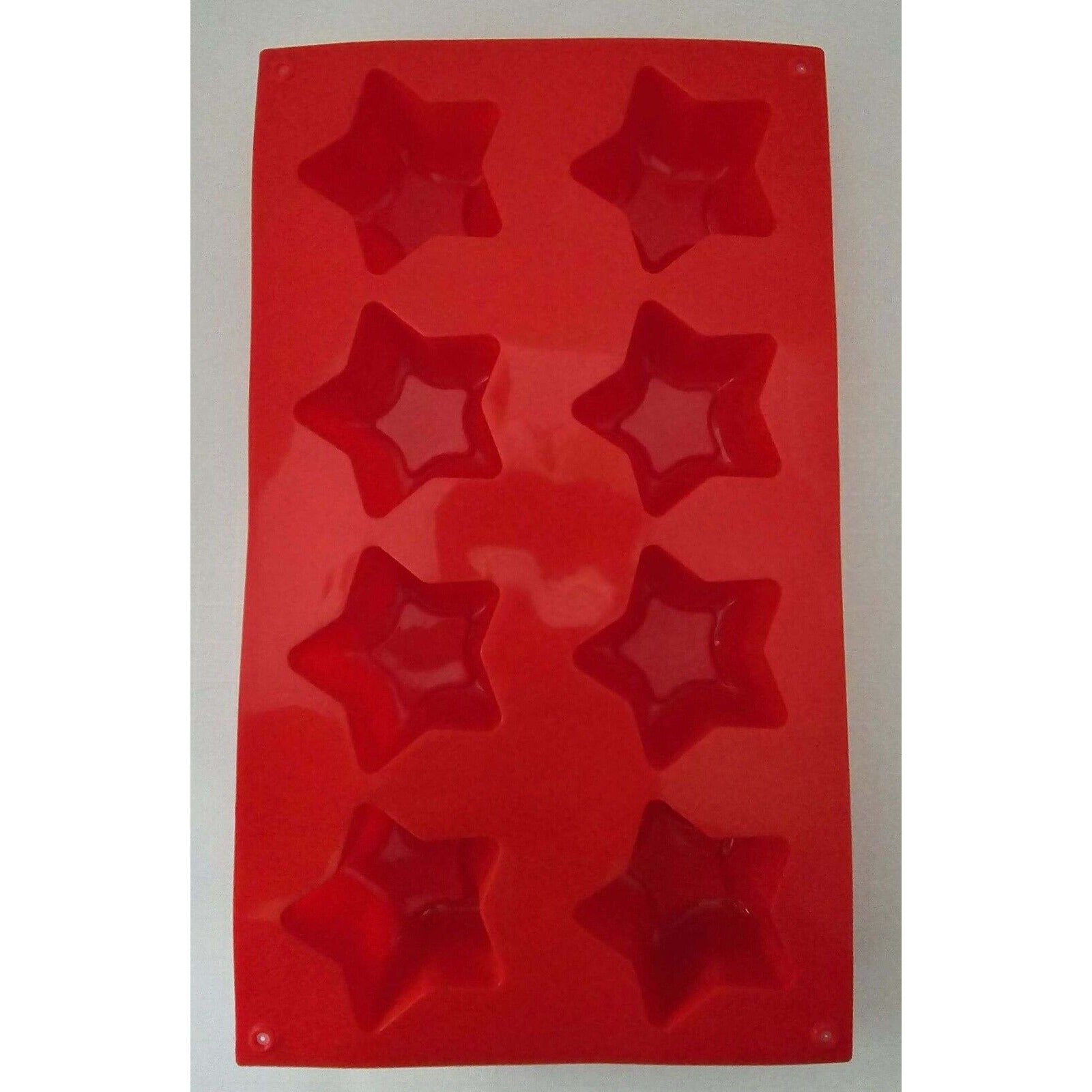 Star Shaped Silicone Molds Set of 2 Stars for Ice Soap Mold Patriotic Crayons