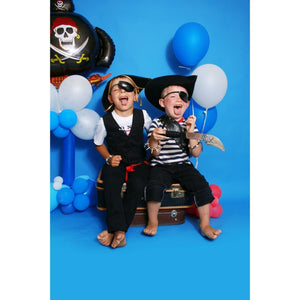 Pirate Ship Balloon Set Decoration Kit Birthday Party Skull Crossbones Balloons