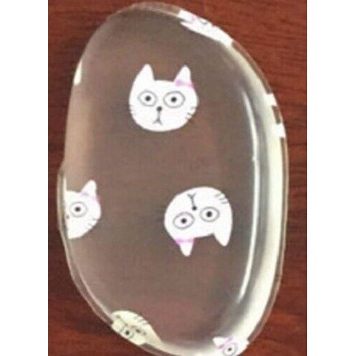 Silicone Makeup Applicators Beauty Foundation Blenders Cat Rabbit Clear Set of 3