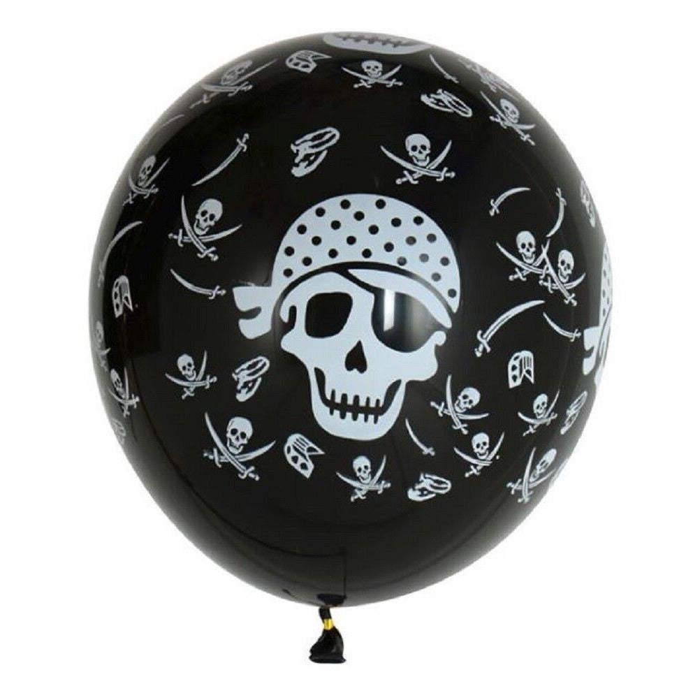 Pirate Ship Balloon Set Decoration Kit Birthday Party Skull Crossbones Balloons