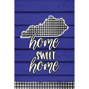 HOME SWEET HOME Kentucky State Garden Flag Double 2 Sided Yard Decoration NEW