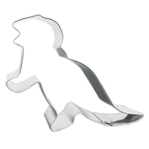 Dinosaur Cookie Cutters Set Shaped Steel - T-rex Brontosaurus Stegosaurus Pterodactyl 4 Pieces