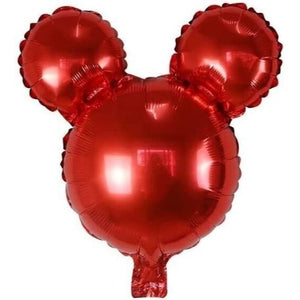 Mickey Helium Birthday Balloons & 6 Mickey Mouse Honeycomb Balls Red Black NEW