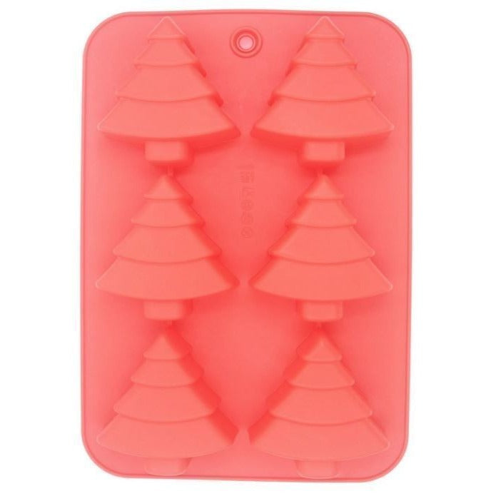 Christmas Soap Molds Cake Bath Bomb Fizzes DIY Xmas Set of 2 Silicone NEW